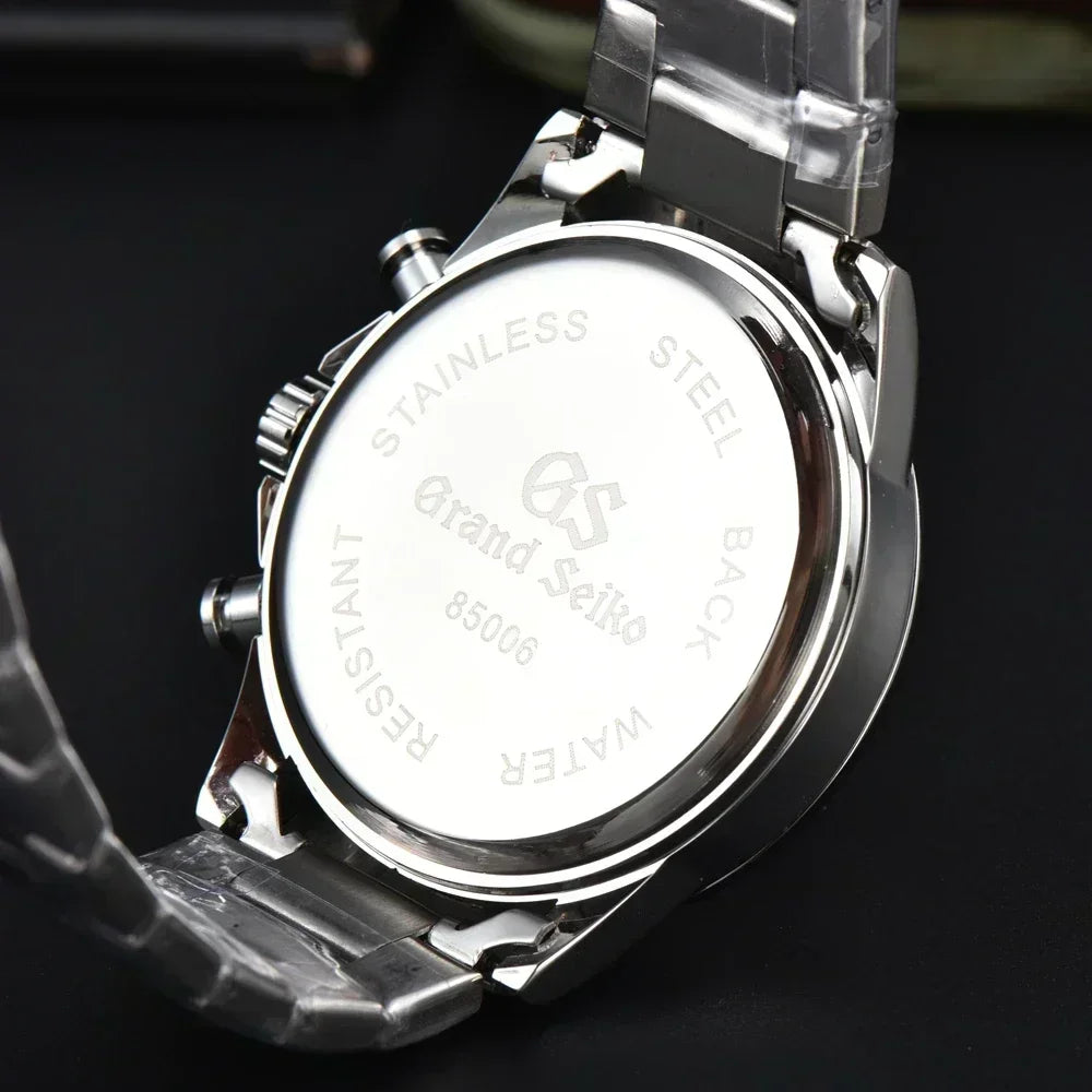 New Luxury Brand Grand Seiko SLGC001G Tentagraph Evolution 9 Collection Steel Strap Chronograph Quartz AAA Watch for Men - Customized Watch Store