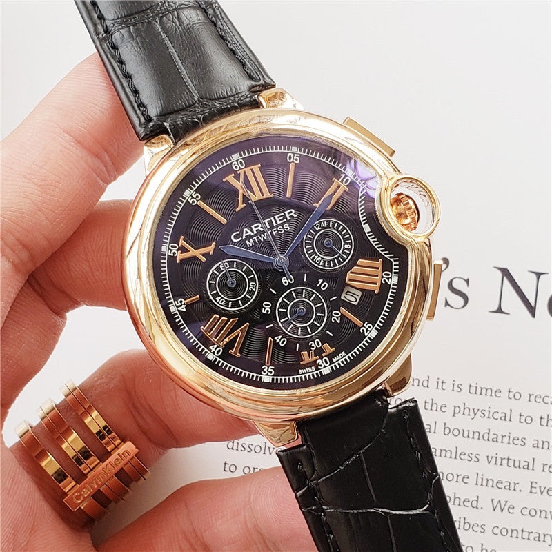 Top Original Brand Men's Fashion Watch Quartz Watch Luxury Sports AAA Men's Clock - Customized Watch Store