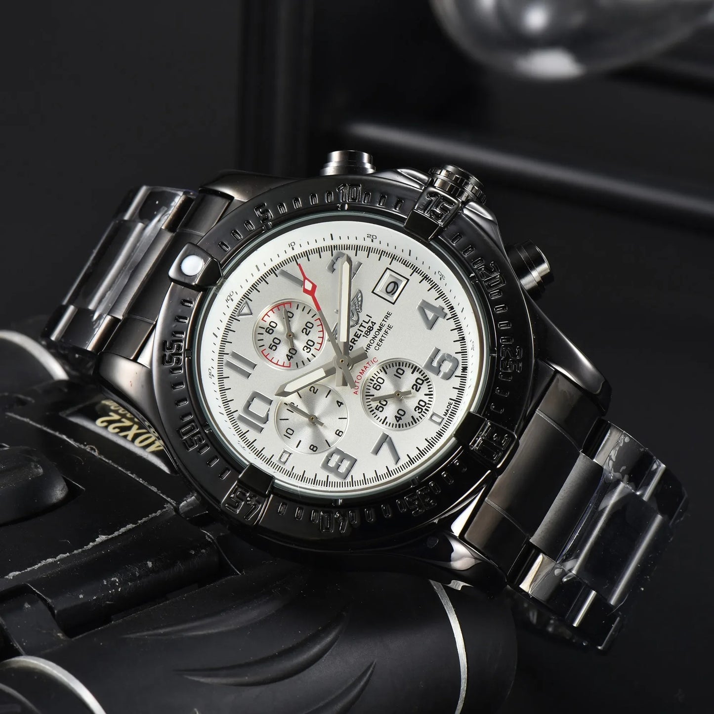 Brand Watches for Men Breitling Quartz Wristwatch Steel Band Chronograph Avenger Male Clock AAA High Quality - Customized Watch Store