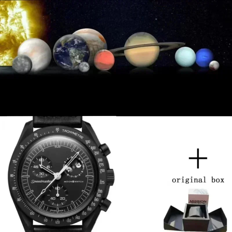 Best Sale Original Brand with Original Box Watches for Mens Plastic Case Watches Chronograph Planet Male AAA Clocks - Customized Watch Store