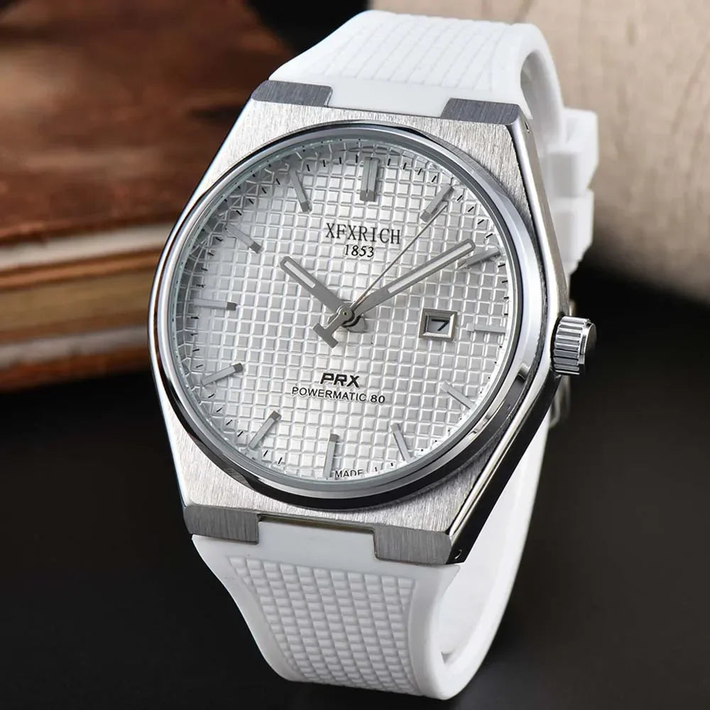 Top AAA+ Original Brand Top Watches for Men Classic PRS Styles Full Stainless Steel Automatic Date Watch Fashion Business Clocks - Customized Watch Store