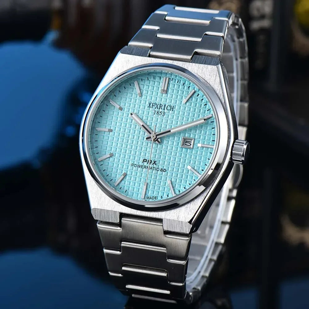 Top AAA+ Original Brand Top Watches for Men Classic PRS Styles Full Stainless Steel Automatic Date Watch Fashion Business Clocks - Customized Watch Store