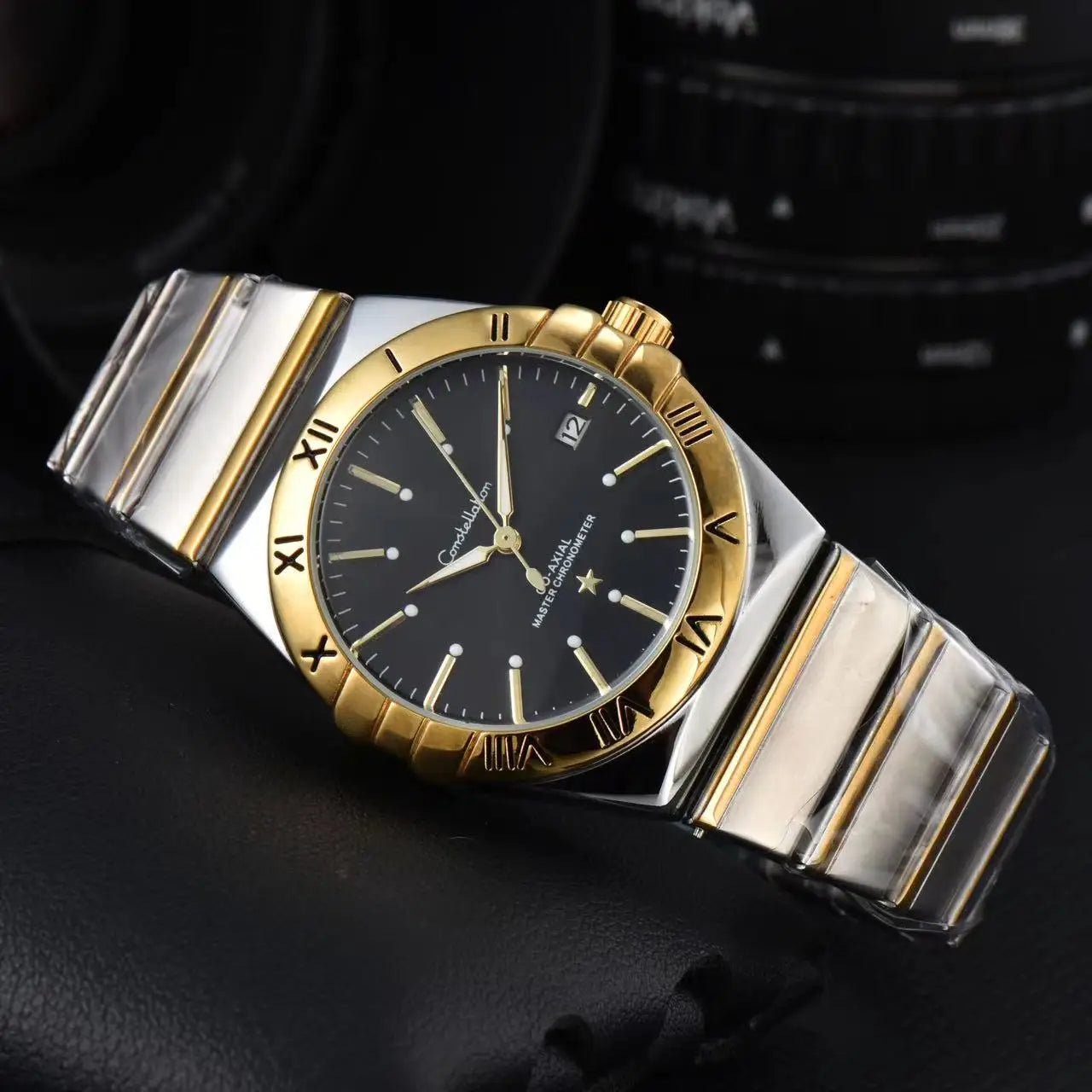 Top Original Brand Watch for Men's Luxury Casual Fashion Automatic Date Watch Commercial Quartz Chronograph Men's Clock - Customized Watch Store