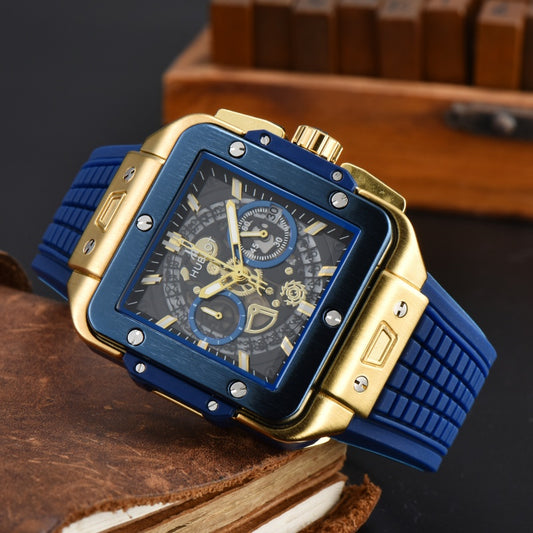 Top Original Brand Men's Fashion Watch, Square Quartz Watch AAA Men's Clock - Customized Watch Store