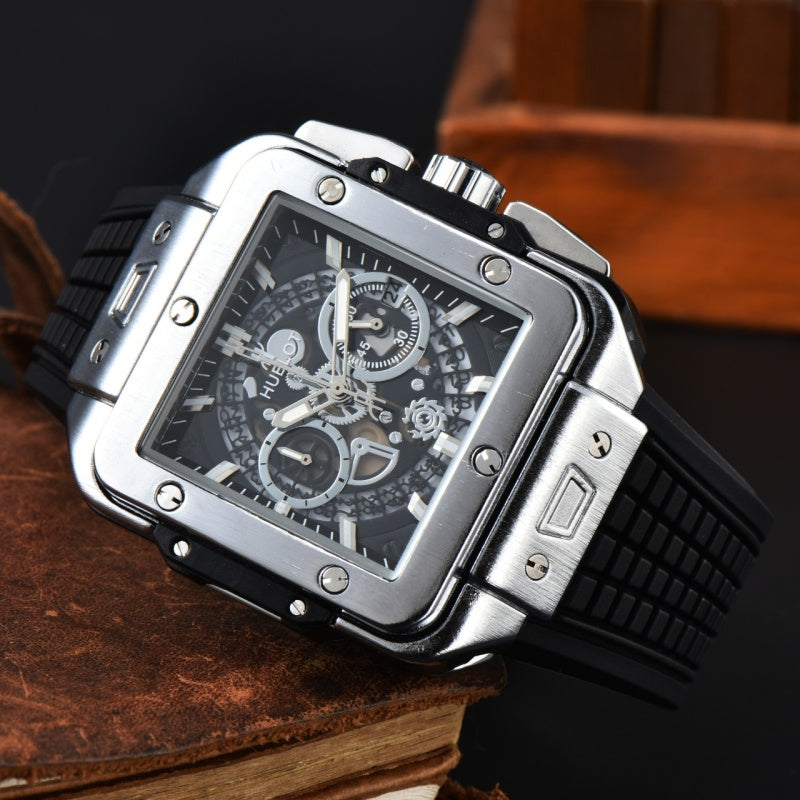 Top Original Brand Men's Fashion Watch, Square Quartz Watch AAA Men's Clock - Customized Watch Store